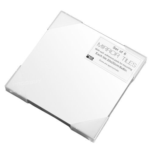 Set glass mirror tiles - of,
