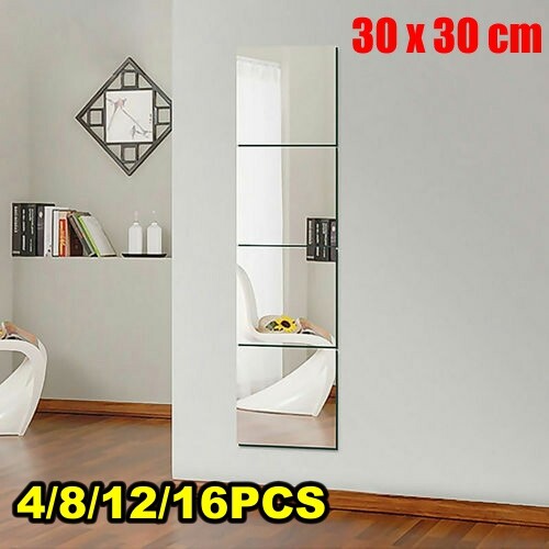 30cm large mirror tiles - large,