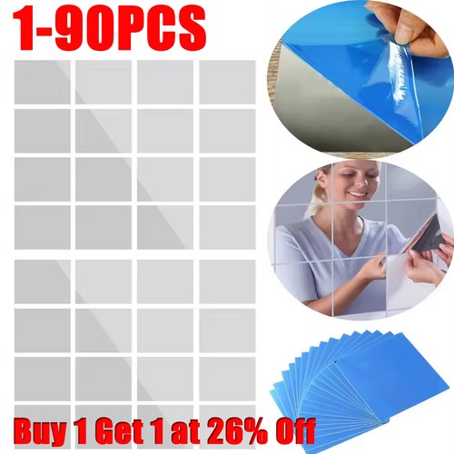 90pcs mirror tiles - mirror,