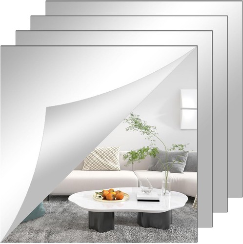 4pcs 30x30cm mirror - 30x30cm, wall