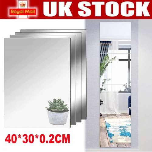 4pcs 40x30cm mirror tiles - mirror,