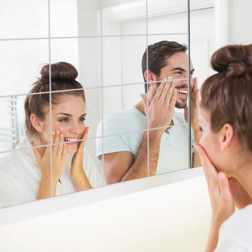40x glass mirror tiles wall - mirror,