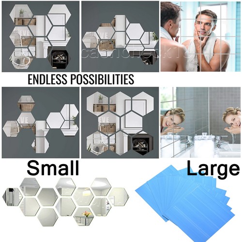 Square mirror tiles wall - square,