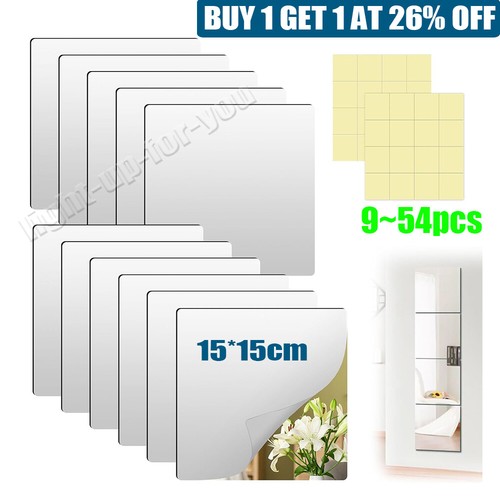 54pcs self adhesive mirrors - self,