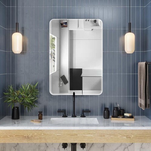 Bathroom toilet glass mirror - toilet,