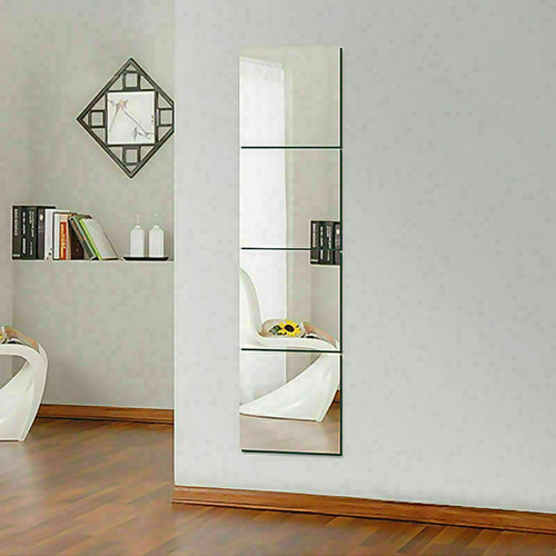 Diy mirror tiles wall - tiles,