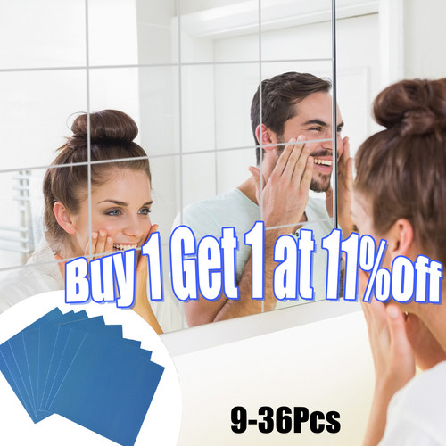 Glass mirror tiles - 9/18/36×glass,