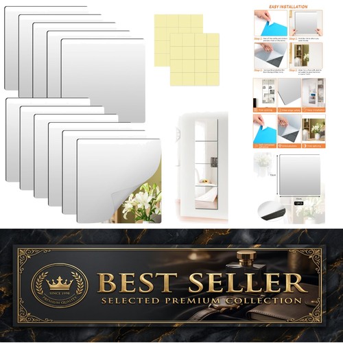 Pack self adhesive mirrors - adhesive,