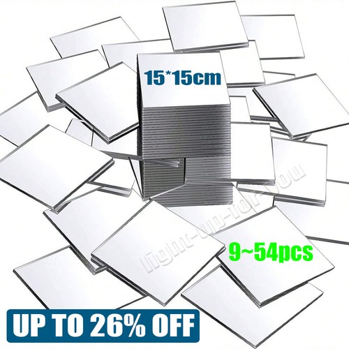 54pcs mirror tiles wall - tiles,