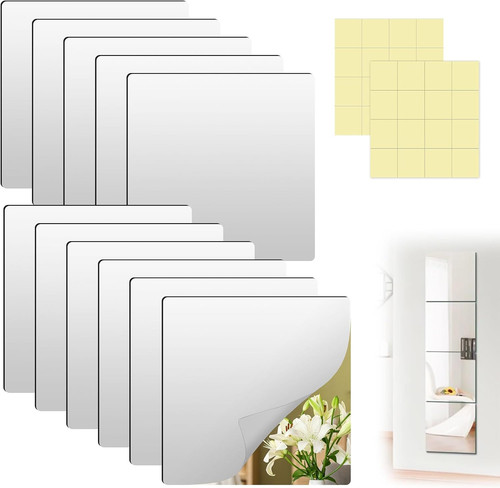 Pack self adhesive mirrors - adhesive,