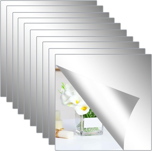 20cm acrylic mirror tiles - mirror,