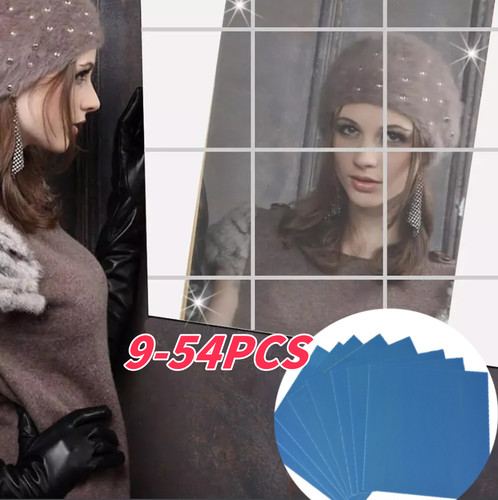 54pcs mirror tiles - mirror,