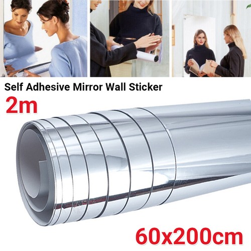 Large mirror wall sticker - 2m,