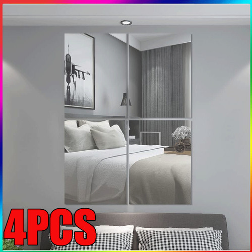 Large mirror tiles - large, wall