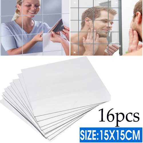 16pcs mirror tiles wall - tiles,