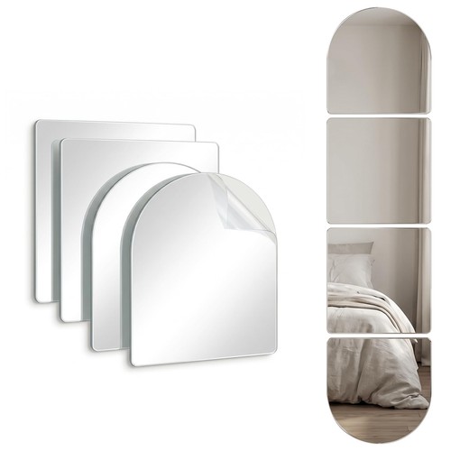Pcs stick mirror - on, tiles