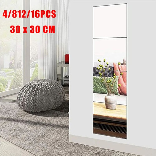 16pcs 30x30cm mirror tiles - 30x30cm,