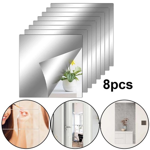 Mirror tiles wall sticker - tiles,