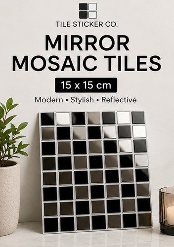 15x15cm mirror mosaic - 15x15cm, tiles