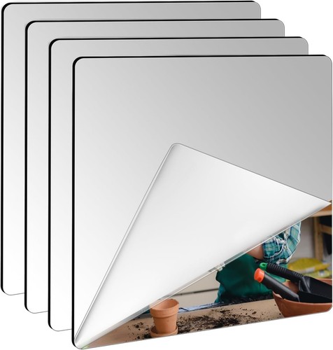 Acrylic mirror tiles - acrylic,