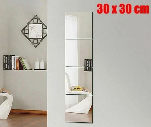 Large mirror tiles wall - large,
