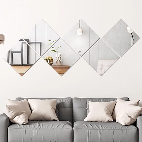 6pcs 30x30cm mirror tiles wall - 6pcs,